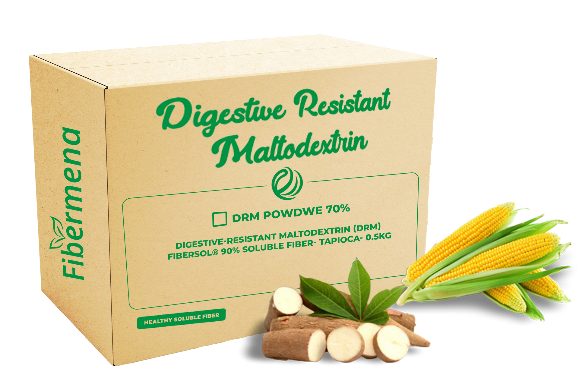 Digestive-Resistant  Maltodextrin (DRM) Fiber 70% Soluble Fiber- Tapioca