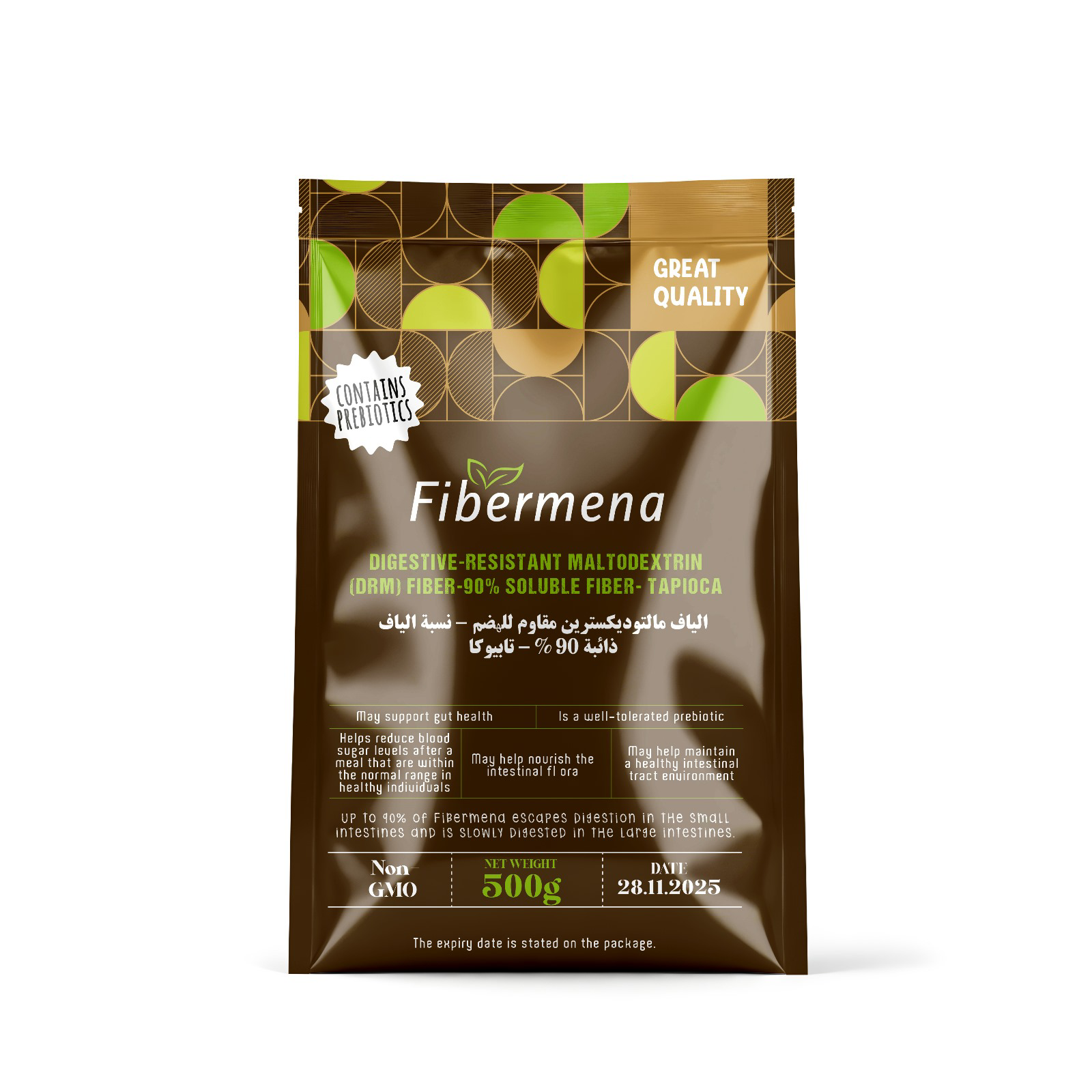 Digestive-Resistant  Maltodextrin (DRM) Fiber 90% Soluble Fiber- Tapioca